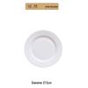 Abay Round Bone China Dessert Plate