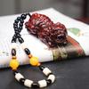 Small-Leaf Red Sandalwood Pendant: Wealth-Attracting Pixiu, Gourd, Dragon, Tortoise Design