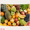2D Tropical Fruit Mix Backdrop Food & Kitchen Photoshoot Background