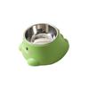 Cute Dinosaur Stainless Steel Pet Bowl for Cats & Dogs