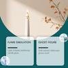 Halloween Ghost Flameless Cone Candle Flameless Remote Control Timing Multi-Scene Holiday Other Toys