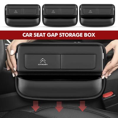 Car Seat Organizer Cup Phone Holder Seat Gap Storage Box For C5 C1 C2 C6 C4L DS3 DS4 DS5 C-Elysee Grand Berlingo