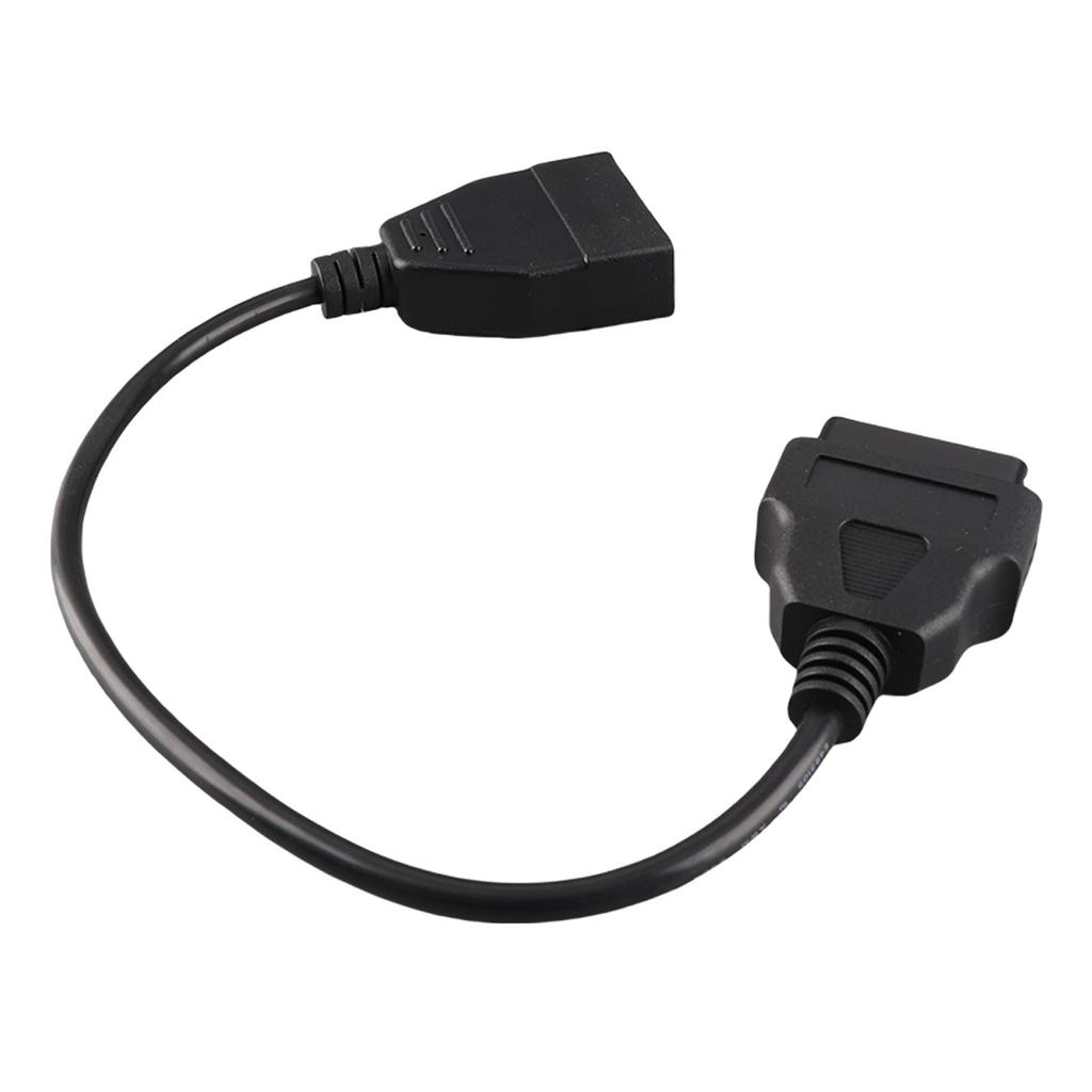 Professional Auto Diagnostic Connector Cable for 12Pin Male to OBD 16Pin Female Adapter