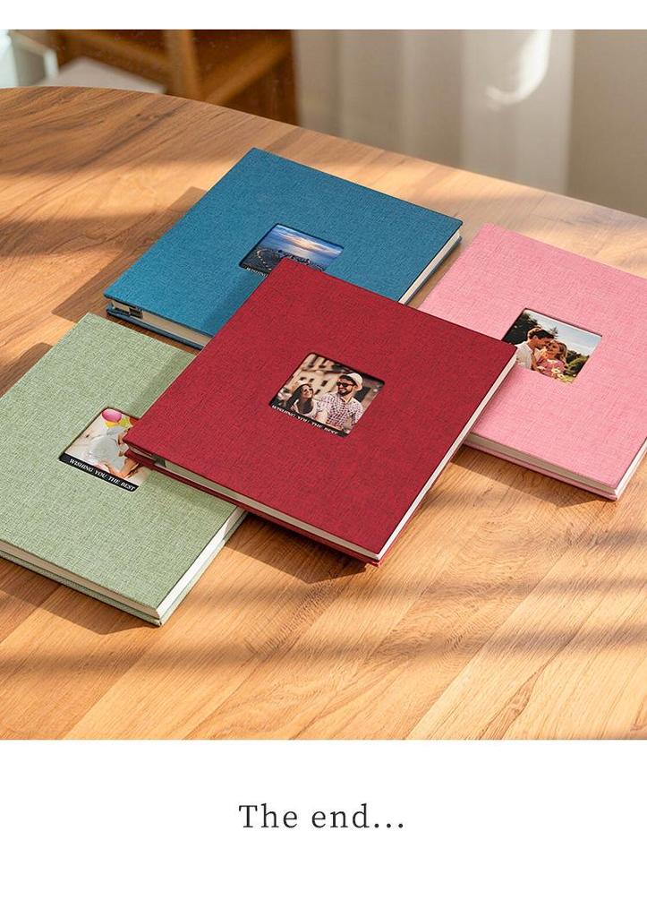Self-Adhesive Photo Album: Large Capacity for Couples, Travel, Wedding & Polaroid Photos