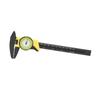 0 150mm Plastic Dial Vernier Caliper Ruler Gauge Roofessional Measure Tool (Yellow)