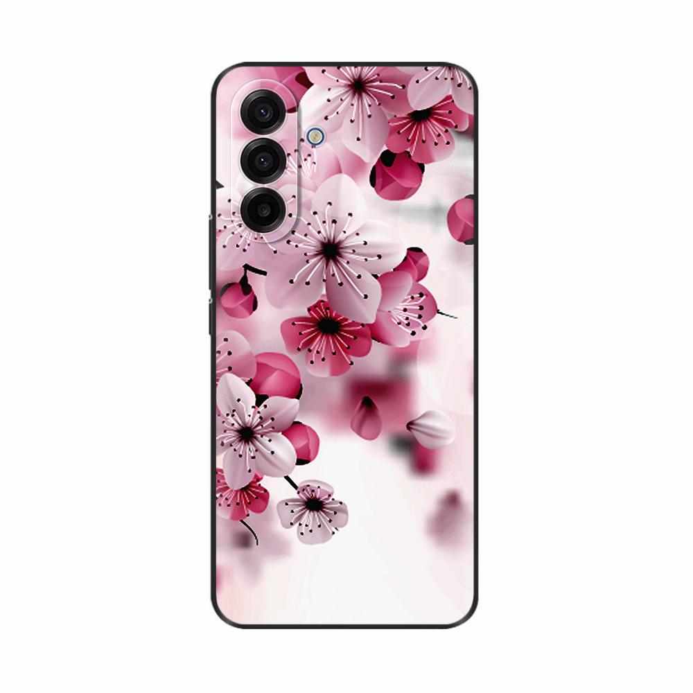 For Samsung Galaxy A17 5G Case Colorful Flower Cover Soft Silicone Phone Cases For Samsung A17 Case A 17 SamsungA17 Back Cover