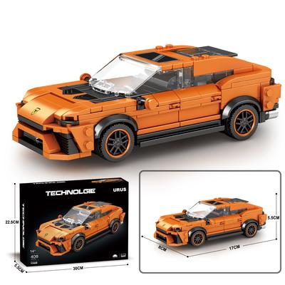 Super Sportovní Užitkové Vozidlo Závodní Auto Stavebnice, Slavné Super Modelové Sportovní Auto Stavební Hračky pro Děti od 8 let (408 KS)