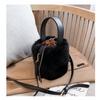 Women's New Autumn/winter Plush Tote Shoulder Bag Crossbody Small Bucket Bag