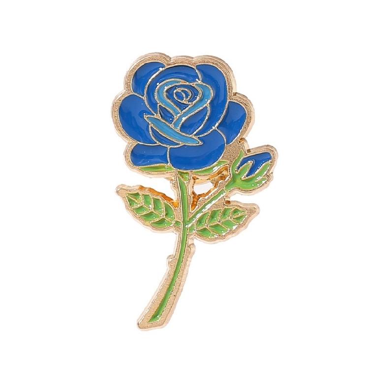 Exquisite Rose Enamel Pin Elegant Rose Pin Brooch Charm For Fashionable Women Attending Special Occasions