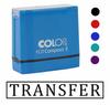 Printtoo Transfer Self Inking Rubber Stamp Pre-Inked Office Stamp- Home Office Business Stationery, Black- 42 x 9
