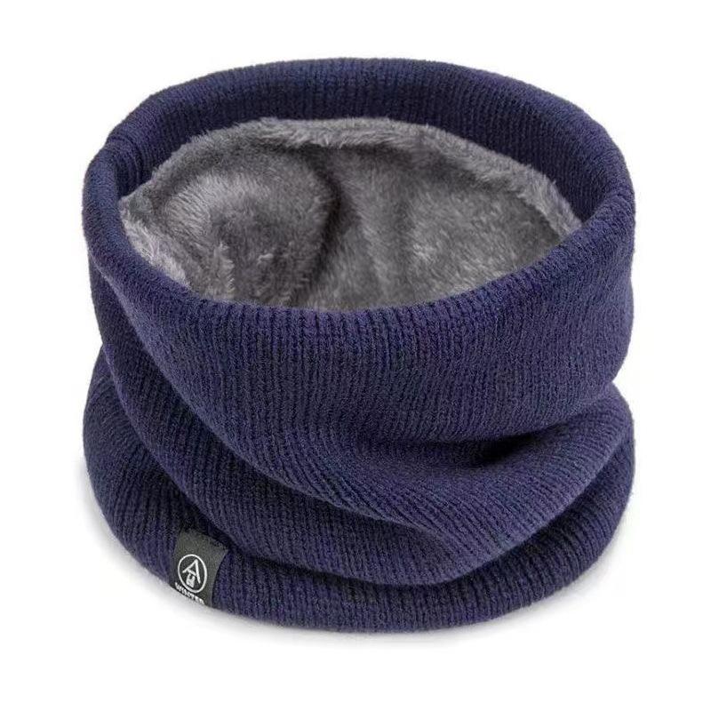 Winter Knitted Neck Warmer Cold-proof Windproof Thermal Skating Running Hiking Scarf Thickened Outdoor Sport Unisex Collar