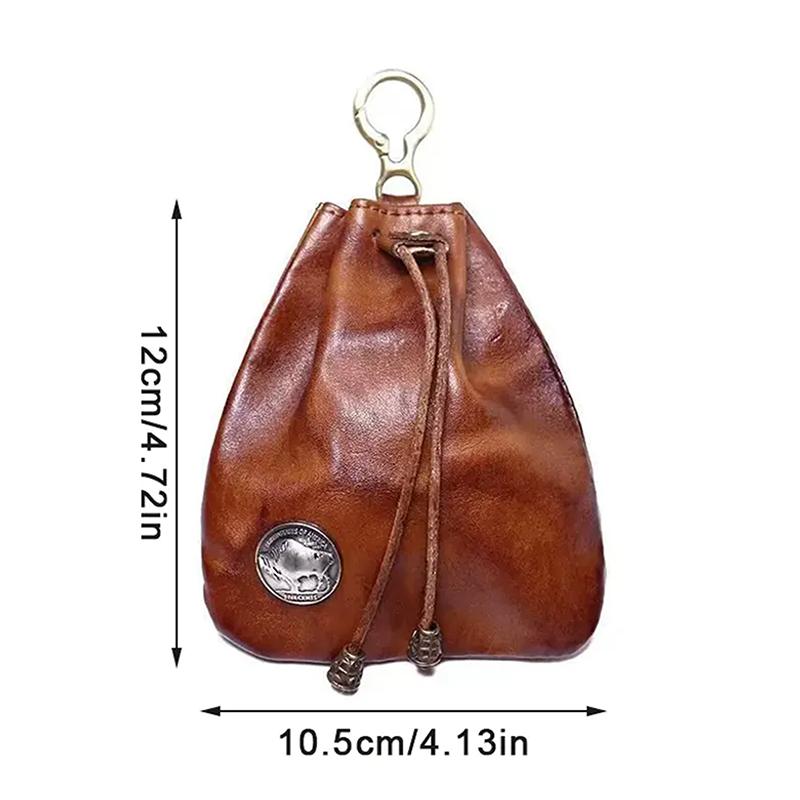 Pu Leather Men'S Coin Purse Change Pouch Card Holder For Male Casual Mini Storage Bag Unisex Wallets