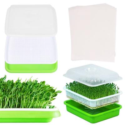 Supplies Hydroponic Tray Nursery Paper Sprout Pot Grow Nursery Pots Seed Sprouter Tray Plant Box