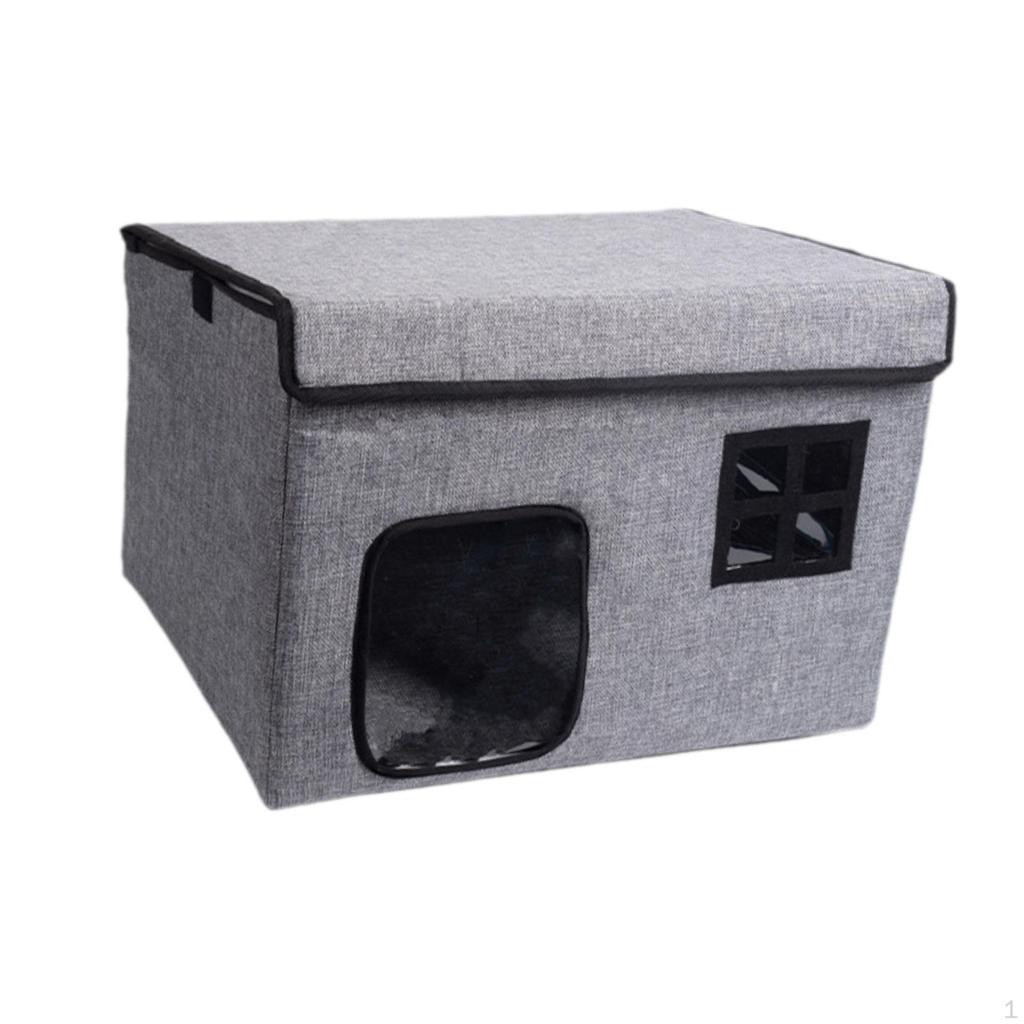 Cooling Cat House Houses Accessory Dustproof Bed Nest Pet Condos for Puppy Small