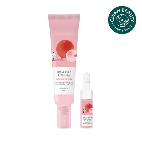 ROUND LAB Camellia Deep Collagen Elasticity Sun Serum 50ml (+7ml)