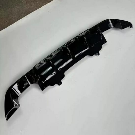 BMW 5 Series E60 Rear Diffuser with MP Style Lights & Carbon Fiber Pattern Spoiler (2005-2009)