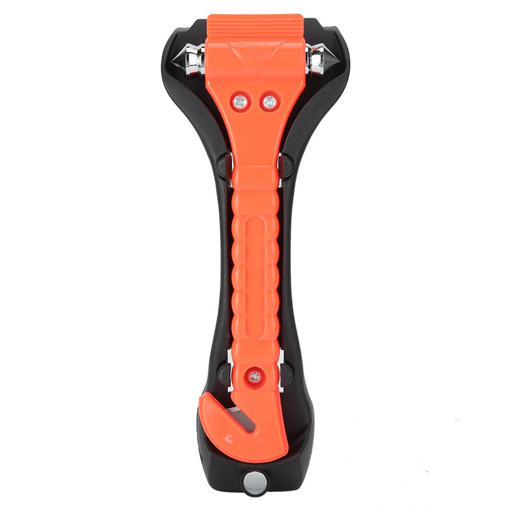 2 In 1 ABS Multifunction Seat Belt Cutter Escape Window Breaker Car Emergency Safety Hammer with Bracket