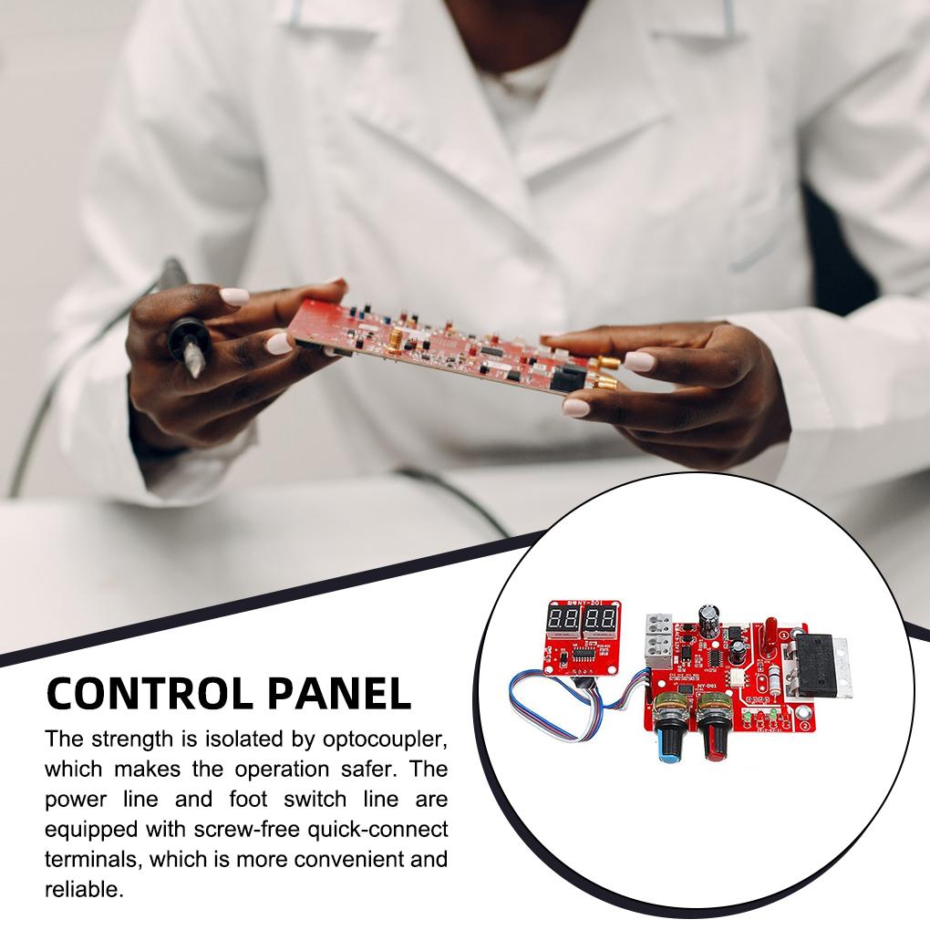 Digital Welder Machine Controller Replacement Single Pulse Ammeter Welding Control Panel Circuit Board DIY Spare Parts