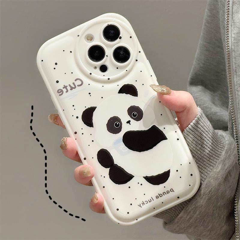 Zhitai Apple iPhone 14 Pro/12/11 Pro Cartoon Air Cushion Silicone Case