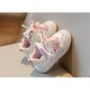 Girls Floral Print Casual Sneakers Comfortable Breathable Low Top Shoes Kids Ages 4-6