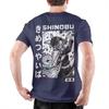 Men Demons Slayers Kocho Shinobu Inked Slashes T Shirt  Pure Cotton Tops Funny Short Sleeve Crewneck Tees Plus Size TShirt