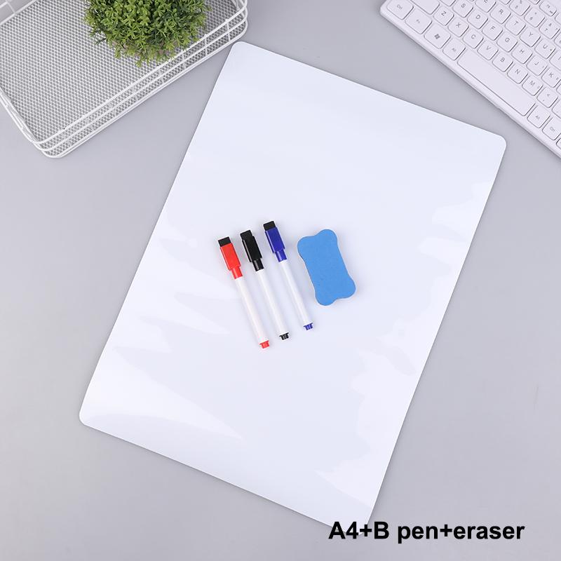 A3 A4 Size Magnetic Whiteboard Dry Erase White Boards Soft Home Office Kitchen Flexible Pad Fridge Stickers Memo Message Board