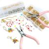 "Handmade Pink Needle-Nose Pliers: Multi-Function Jewelry Tool for Beading and Winding"