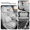 Titanium 7 Perforated Leather Car Seat Covers 2025 - Max Version for 200KM Two-Wheel Drive, Breathable & Full Coverage