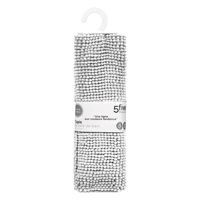 5five - Tapis De Bain 50x80cm "colorama" Blanc