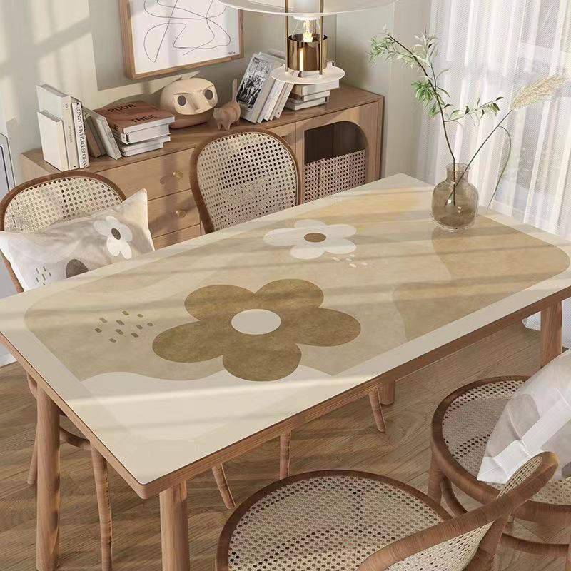 

2025 Водонепроницаемый и маслостойкий ПВХ коврик для стола - Не требует стирки, режется, защита от ожогов для журнальных столиков 40x60 cm