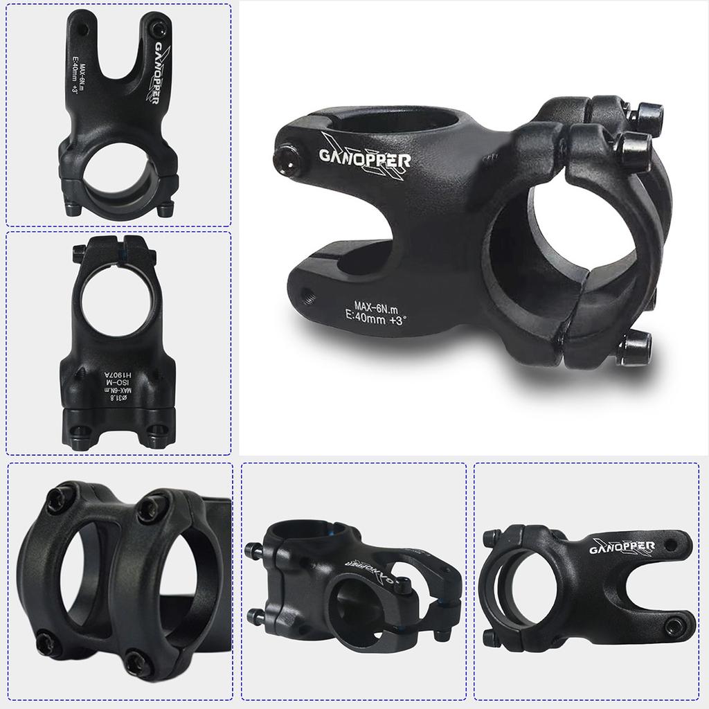 Attacco Manubrio RaceFace Ride MTB 31.8x60mm +/-6° Nero – XC, Trail, All Mountain