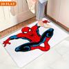 Bath Mat 1pc, Spider- Jump Pose, MARVEL Flannel Rectangular Mat, Bathroom Non-Slip Entrance Mat, Fun Door Decoration Mat, Home
