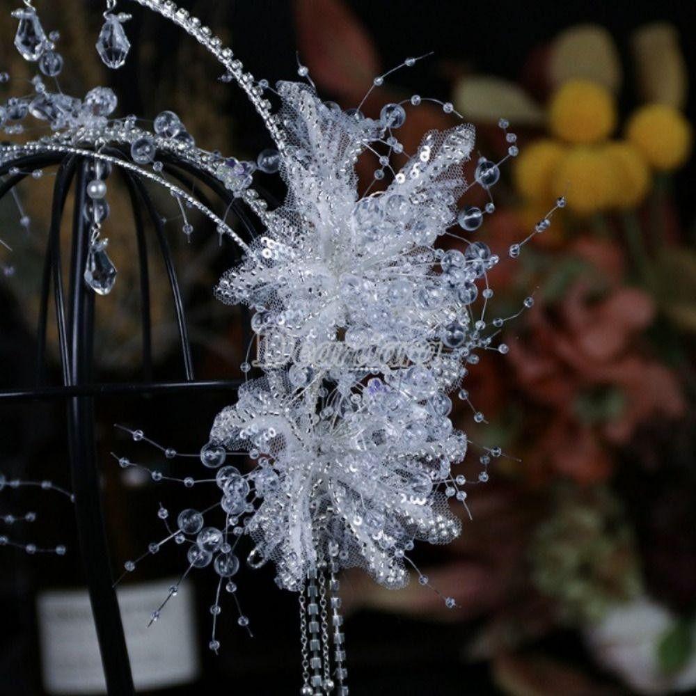 Luxus Kristallkrone Glänzende Kopfkette Mode Braut Kopfschmuck Hochzeits Schmuckset