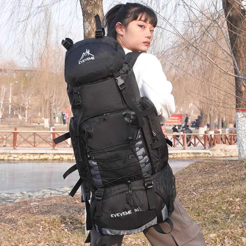 Travel Bag Camping Backpack Hiking Army Climbing Bags Mountaineering Large Capacity Sport Bag Outdoor Military XA857WA