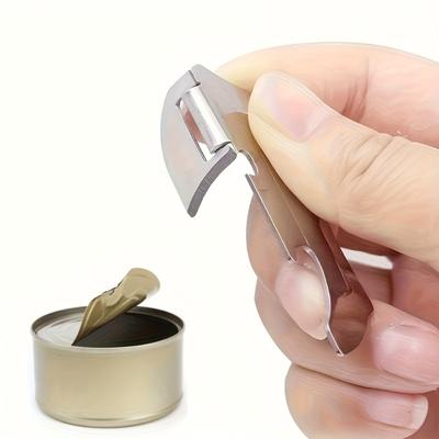 Stainless Steel Multi-purpose Can Opener Bottle Opener Folding Mini Bottle Opener Portable Can Opener Small Tool 1pc