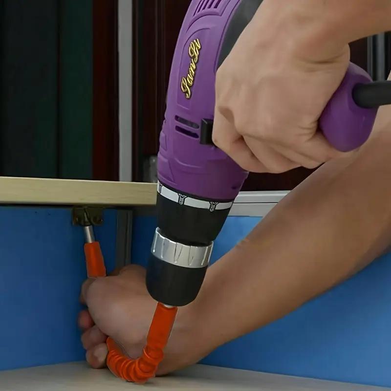 1Pc Electric Drill Screwdriver Bit Multifunctional Universal Snake flexible Hose Cardan Shaft Connection Soft Extension Rod Link