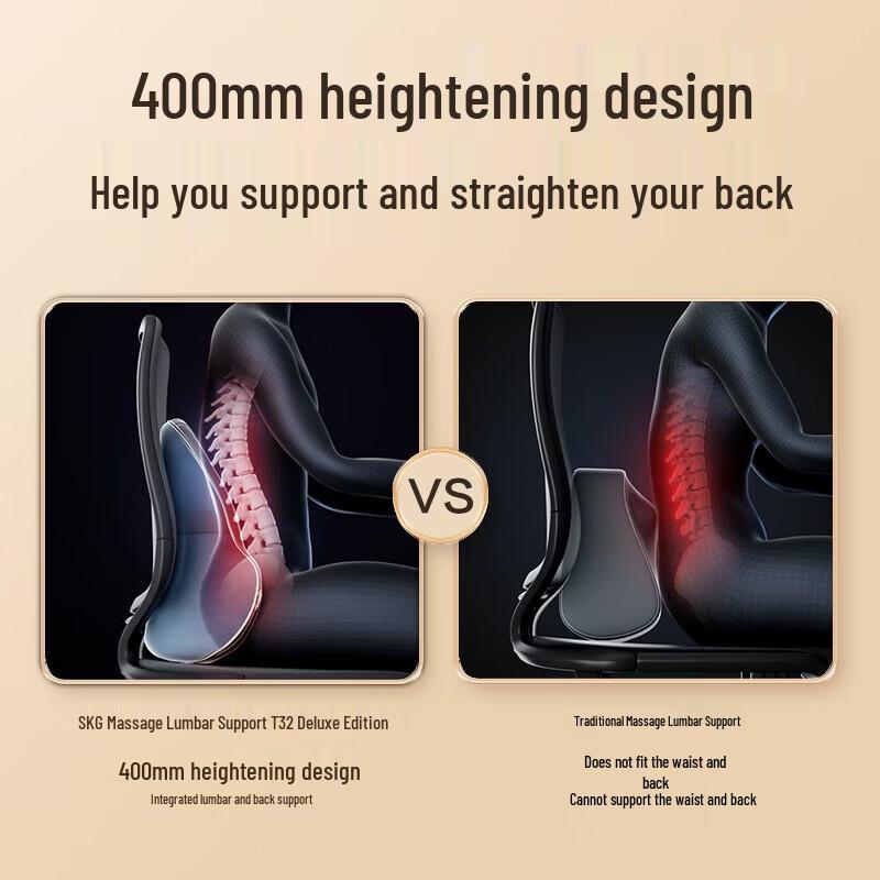 SKG T3-2nd Gen Premium Lumbar Massager CN plug (adapter included)