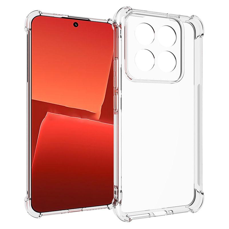 For Xiaomi 14 Pro Case Anti-slip Transparent Mobile Phone Shell TPU Phone Cover