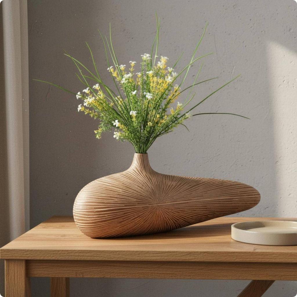 Home Decoration Resin Vase Centerpiece Modern Creative Decor