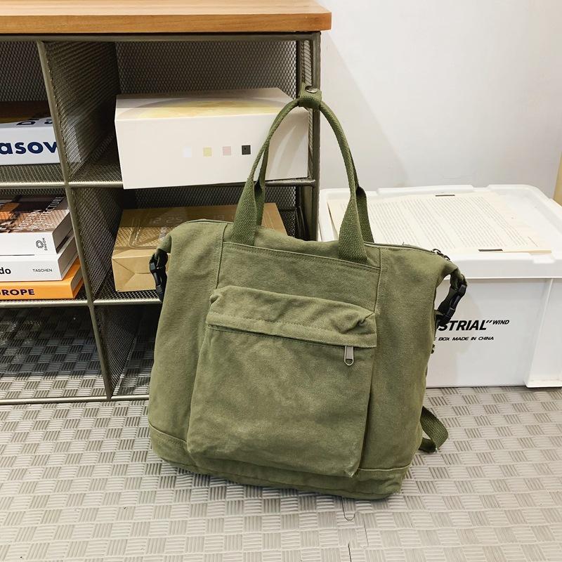 Simple Schoolbag Female High School Student College Student Backpack Large Capacity Popular Original Style Travel Backpack