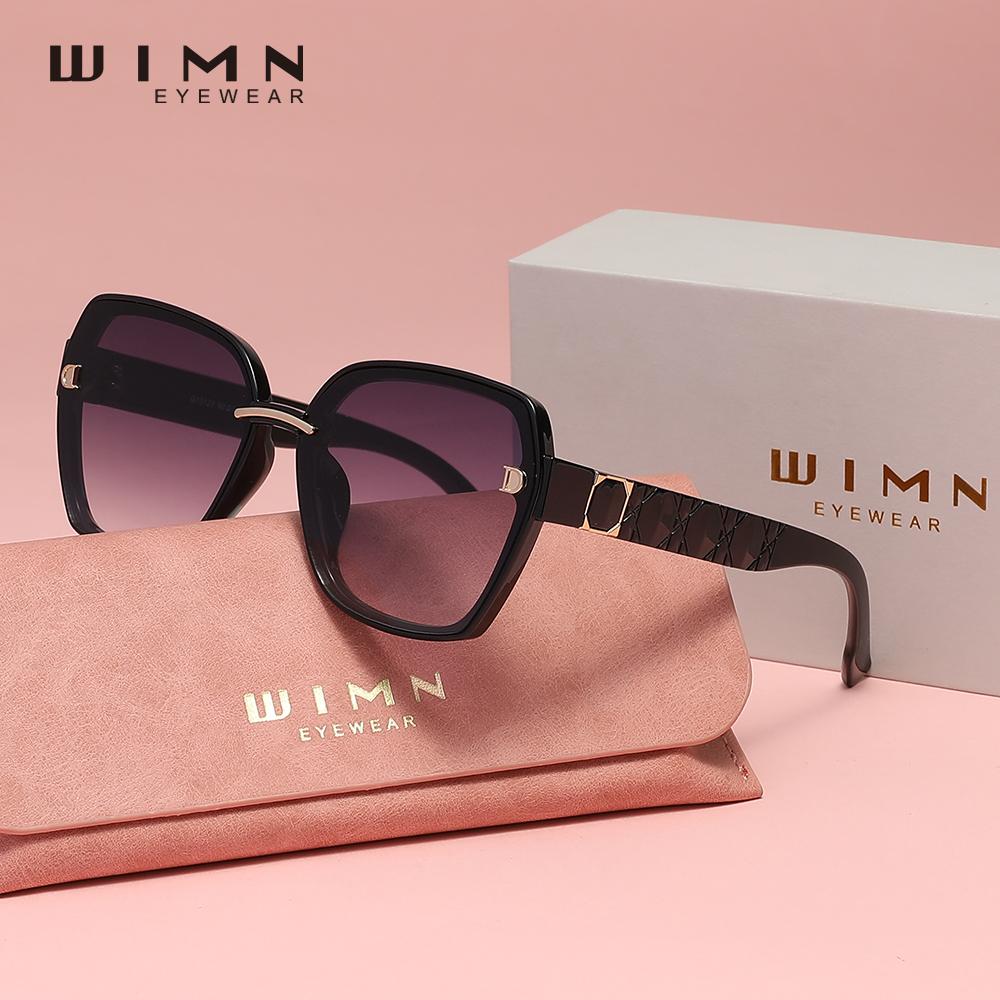 WIMN Women‘s Sunglasses UV400 Vintage polarization Glasses Design Gradient Butterfly Square Eyewear Shades Oculos