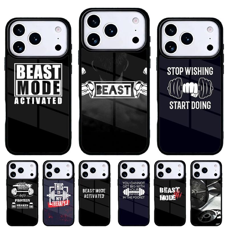 Fitness motivation Phone Case for iPhone 17 16 15 14 13 Pro Max Back Cover for 12 11 Pro Coque