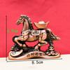 Popular brass rotating handle piece, six-sided rotating combination for attracting wealth and treasures, multi-sided rotating st