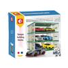 ShengBao 607341 Racing Car Sports Car Display Case and Building Blocks Toy Set