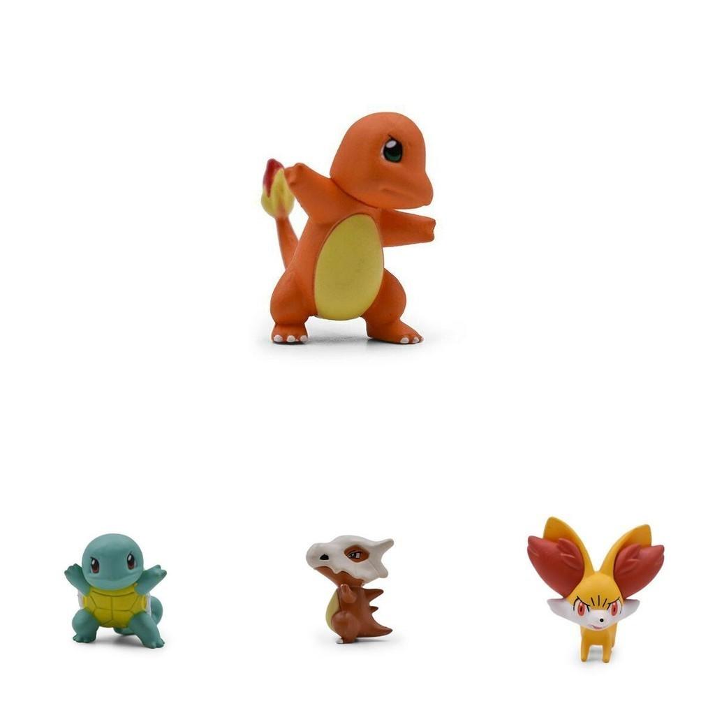 Pokemon 4cm Character Anime Action Toy Figure Model Charmander Cubone Bulbasaur