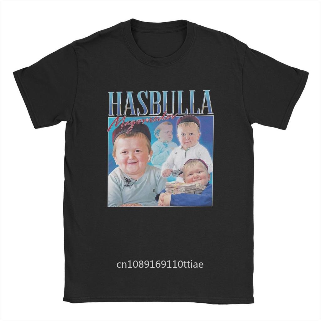 Fashion Hasbulla Magomedov Homage Khabib T-Shirts Men Crew Neck Cotton T Shirts Short Sleeve Tee Shirt Gift Clothes