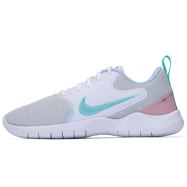 (WMNS) Nike Flex Experience Run 10 White Blue Women s CI9964-103 EU 35.5