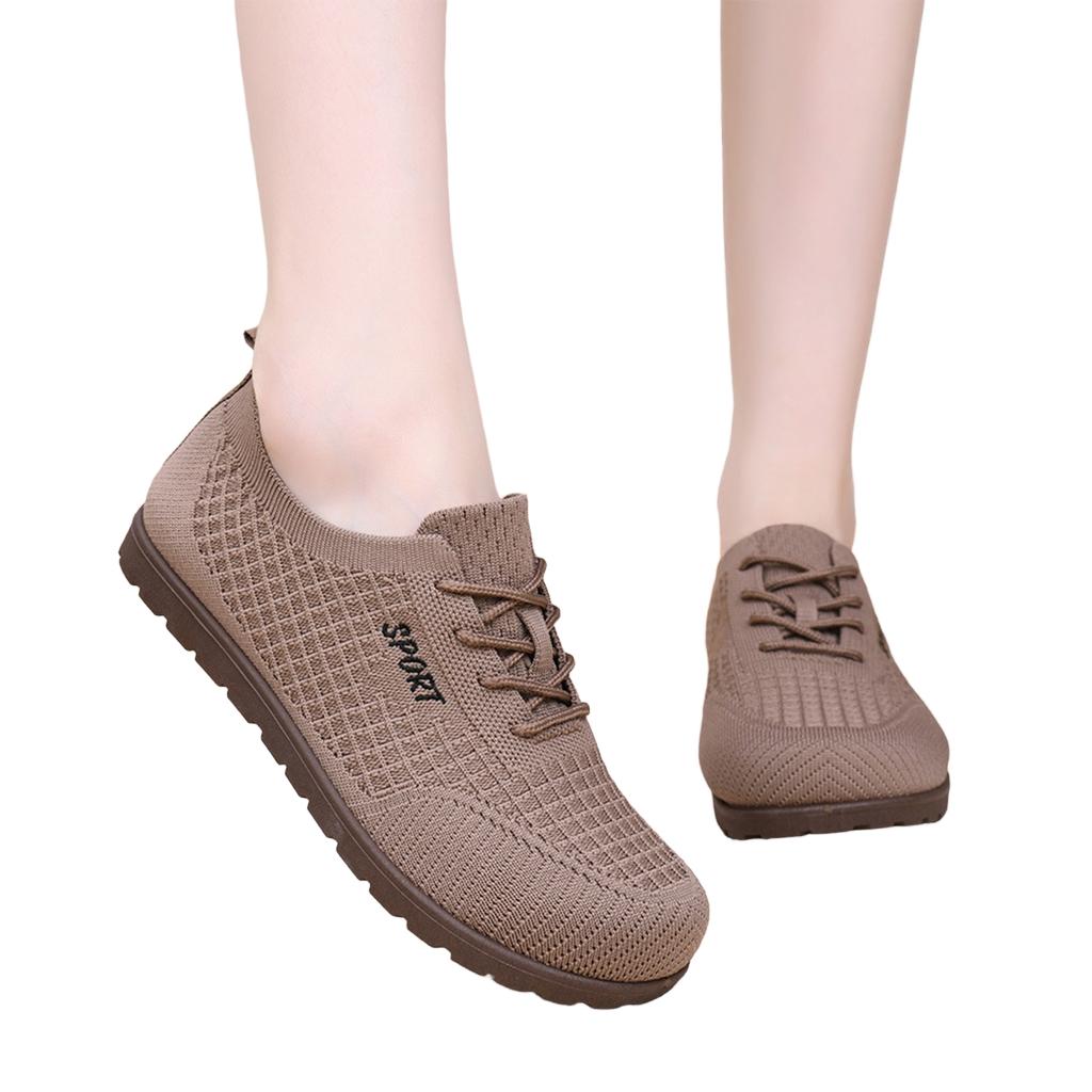 Women's Mesh Lightweight Casual Flats with Soft - Shoes for Everyday Walking