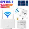 CPE106-E 4G LTE WiFi Router 300Mbps Wireless Router Modem Outdoor Travel Mobile Hotspot with Sim Card Slot & External Antenna