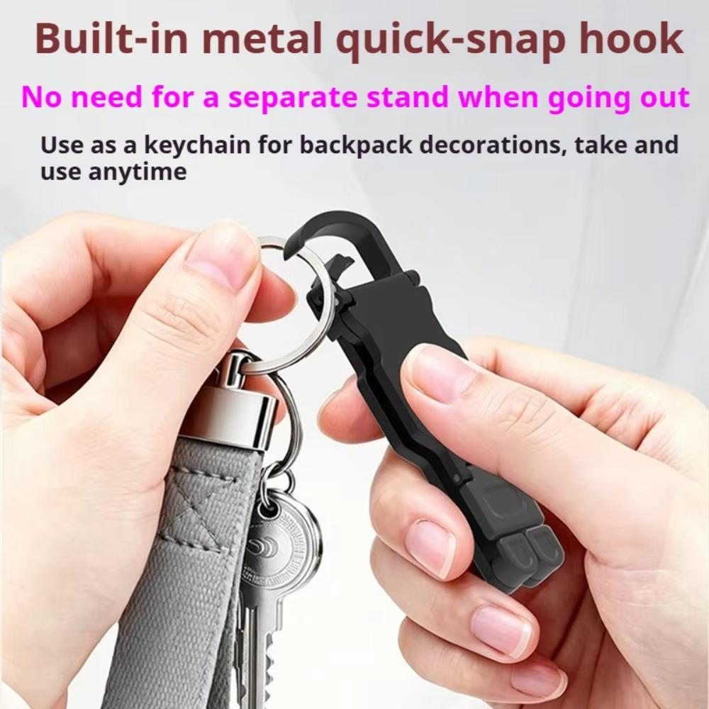 Zinc Alloy Keychain Stand Anti-Slip Foldable Phone Stand New Fidget Spinner Phone Stand Phone